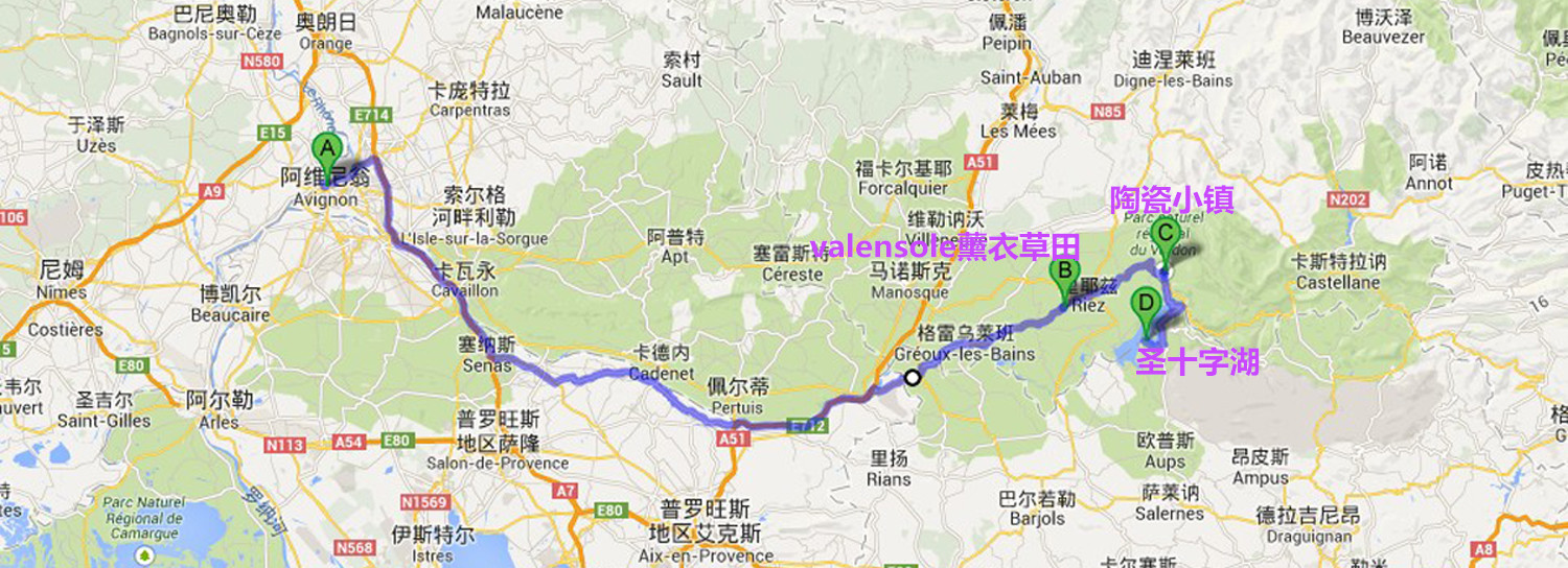 大峡谷路线图