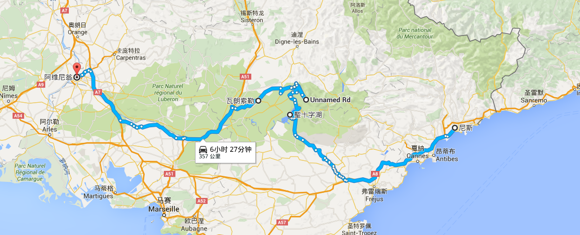 尼斯出发看薰衣草